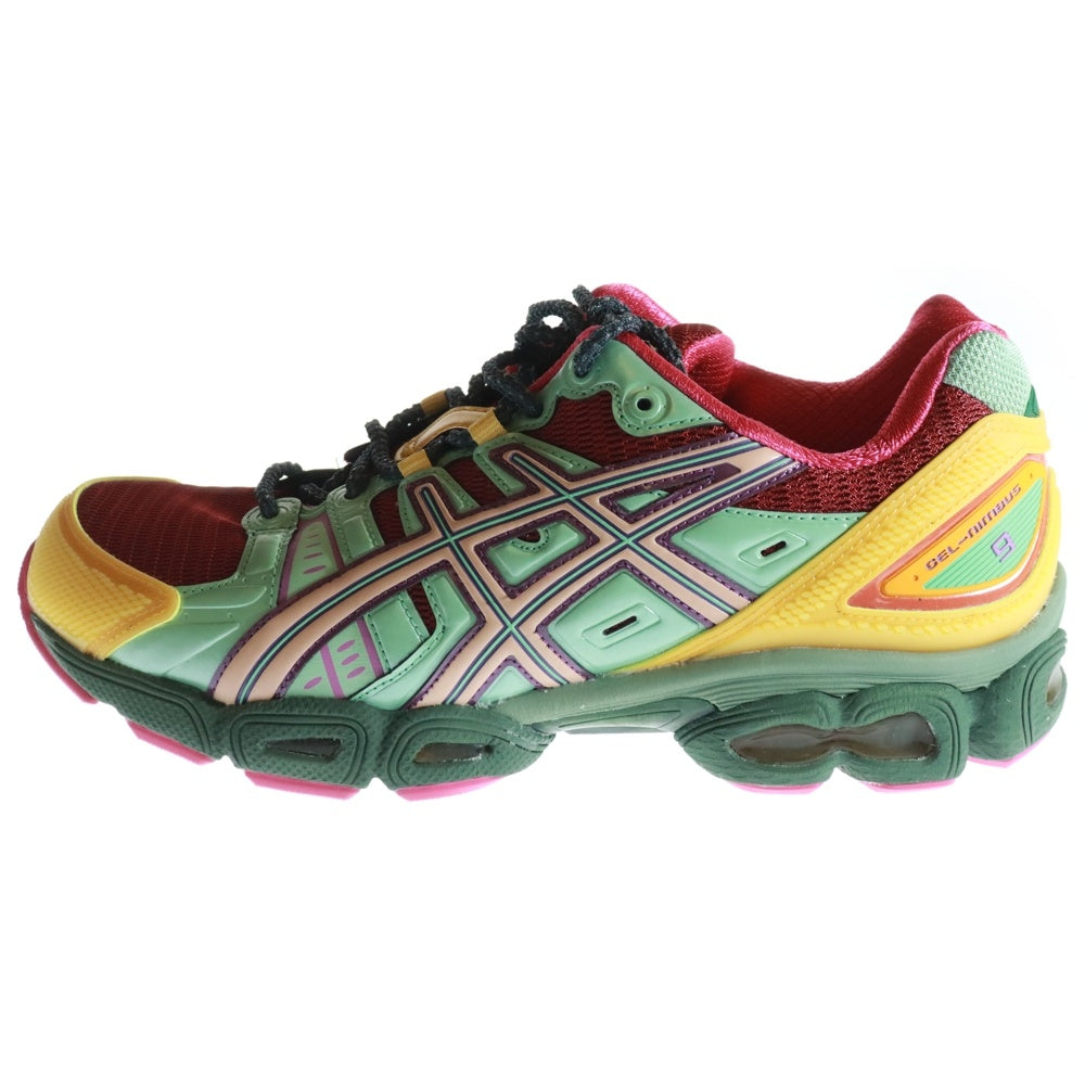 ASICS(アシックス) ×BRAIN DEAD GEL NIMBUS 9 RIO RED 1201A849-600 ブレインデッド ゲルニンバス9 ローカットスニーカー マルチカラー US10/27.5cm