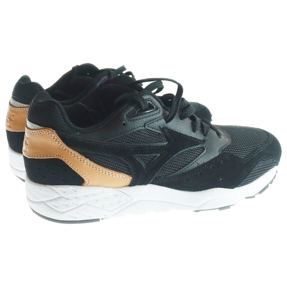MIZUNO(ミズノ) ×IL BISONTE CONTENDER D1GG220102 イルビゾンテ コンテンダー ローカットスニーカー ブラック US9.5/27.5cm