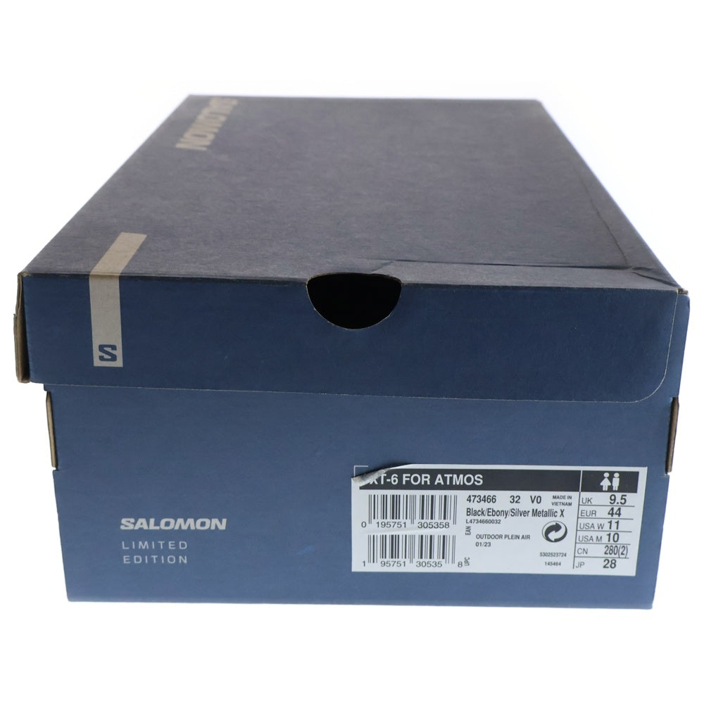 SALOMON(サロモン) ATMOS別注 XT-6 STARS COLLIDE 473466 アトモス ローカットスニーカー ブラック US10/28.0cm