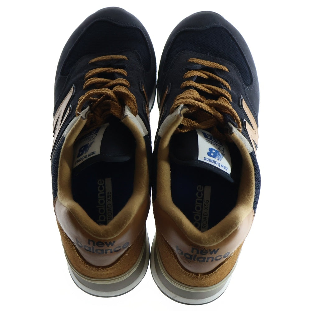 New Balance(ニューバランス) ML574OT2 スエード ローカットスニーカー ネイビー/ブラウン US9.5/27.5cm