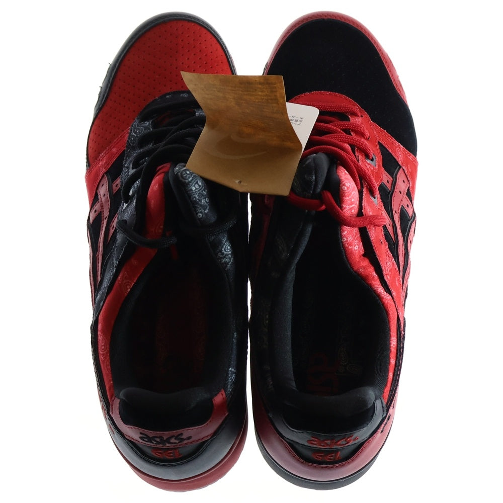 ASICS(アシックス) GEL-LYTE III OG 1201A854-001 ゲルライト ローカットスニーカー ブラック/レッド US9.5/27.5cm