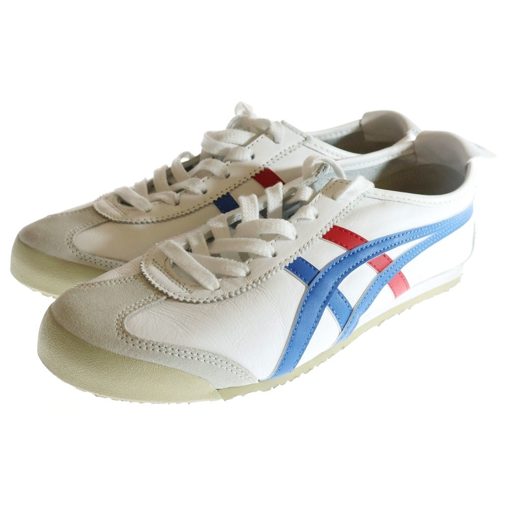Onitsuka Tiger(オニツカタイガー) MEXICO 66 F581224 メキシコ66 ローカットスニーカー US7/25.0cm ホワイト/ブルー/レッド レディース