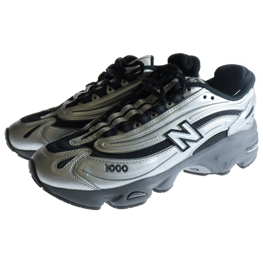 New Balance(ニューバランス) Silver Metallic M1000EGR シルバーメタリック ローカットスニーカー US7/25.0cm ブラックレディース