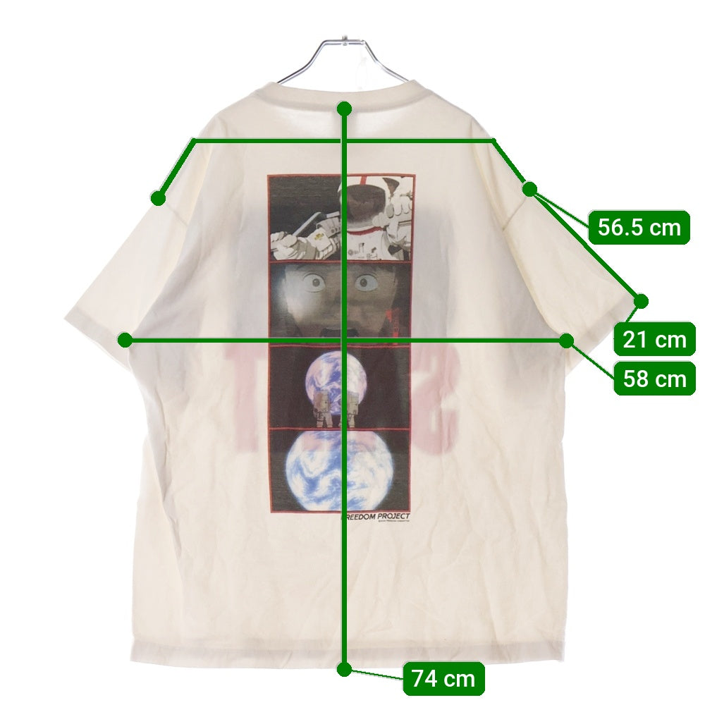 SAINT MICHAEL(セントマイケル) FREEDOM TEE SM-YS8-0000-C20 フリーダム ティーシャツ 半袖カットソーセイル