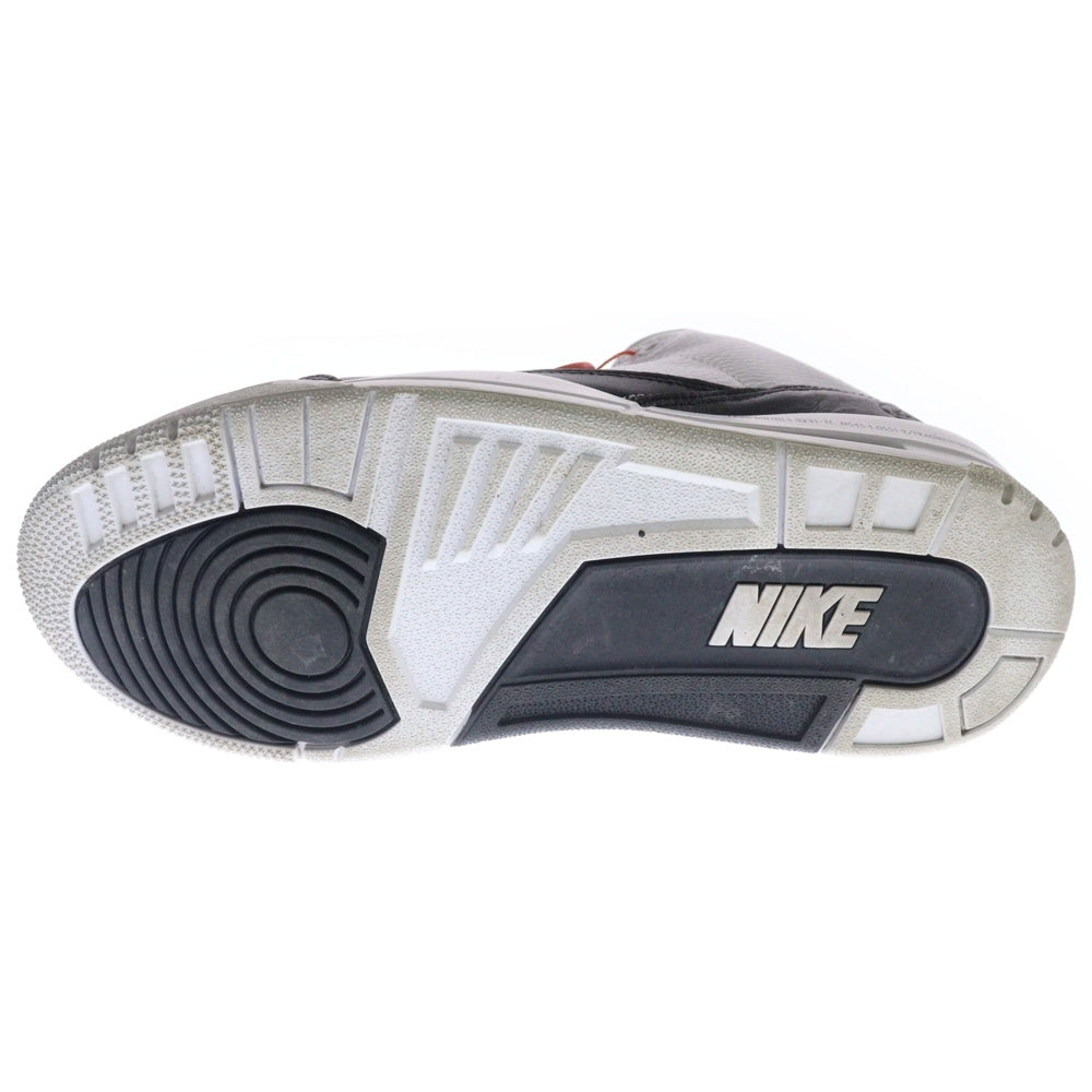 NIKE(ナイキ) ×FRAGMENT DESIGN AIR JORDAN3 RETRO SP DA3595-100 フラグメントデザイン エアジョーダン3 ミッドカットスニーカー US9/27cm ホワイト/ブラック