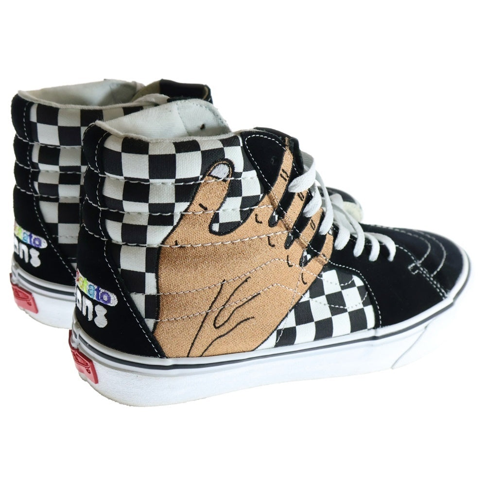 VANS(ヴァンズ) ×Imran Potato SK8-HI VR3 LX イムランポテト ローカットスニーカー US9/27.0cm ブラック/ホワイト VN0A5EE7B7H1