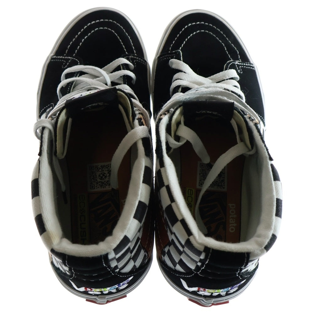 VANS(ヴァンズ) ×Imran Potato SK8-HI VR3 LX イムランポテト ローカットスニーカー US9/27.0cm ブラック/ホワイト VN0A5EE7B7H1