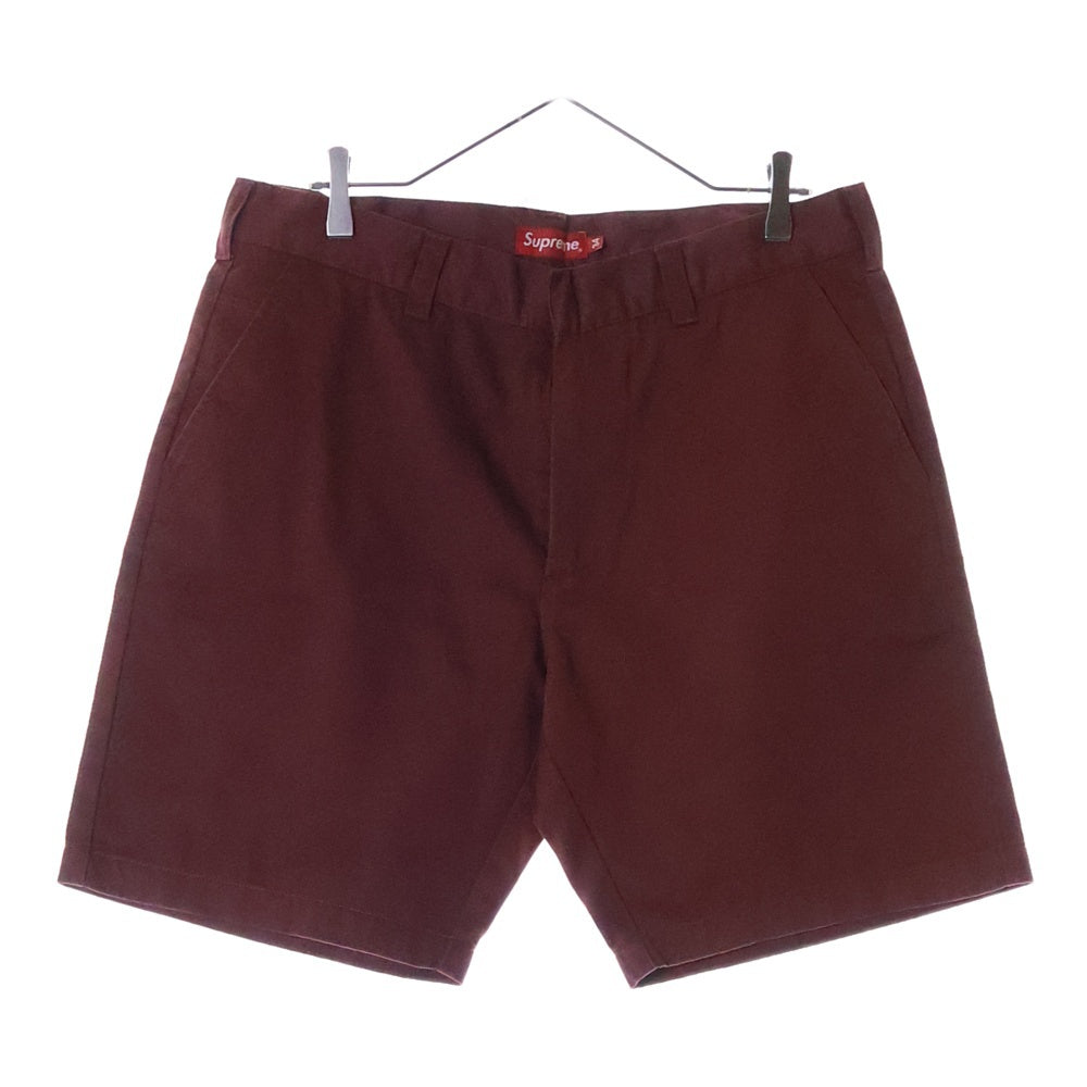 SUPREME(シュプリーム) Work Short ワークショーツ ハーフパンツ バーガンディ