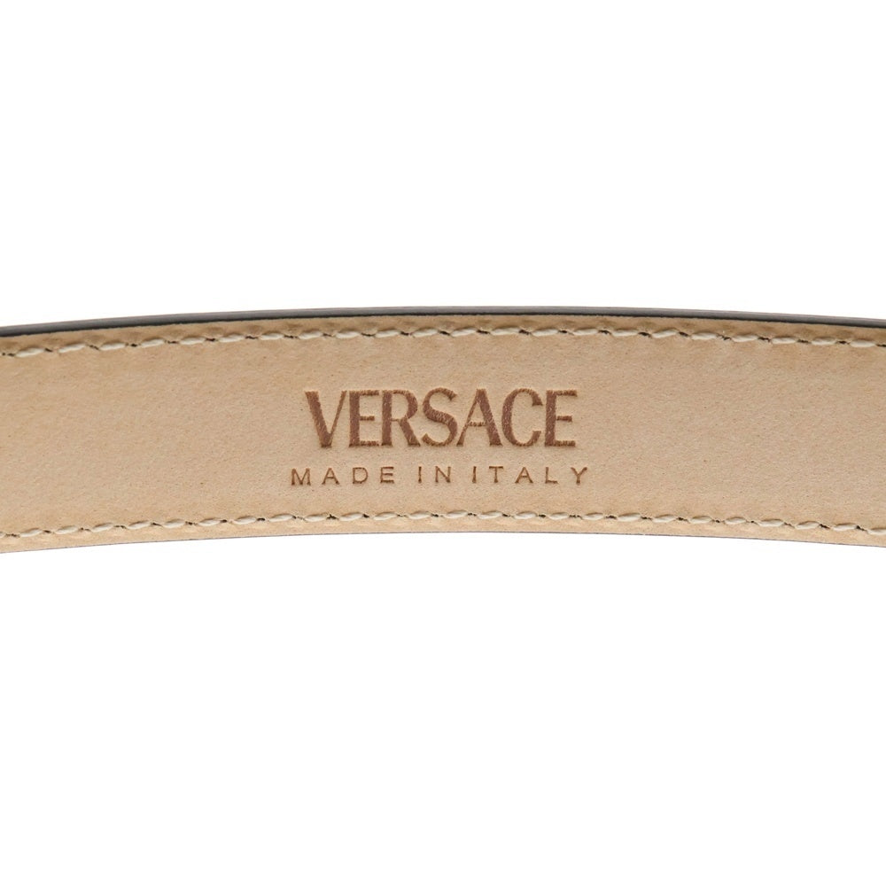 VERSACE(ヴェルサーチ) メデューサバックル レザー ベルト ブラック 1014415.DV3T