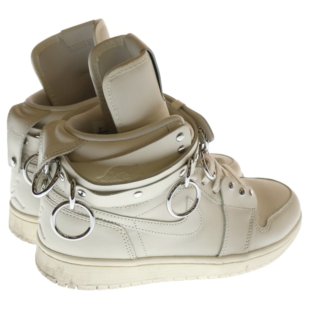 NIKE(ナイキ) ×COMME des GAR?ONS Air Jordan 1 High CN5738-100 コム デ ギャルソン エアジョーダン1 ハイカットスニーカー ホワイト US7/25.0cm