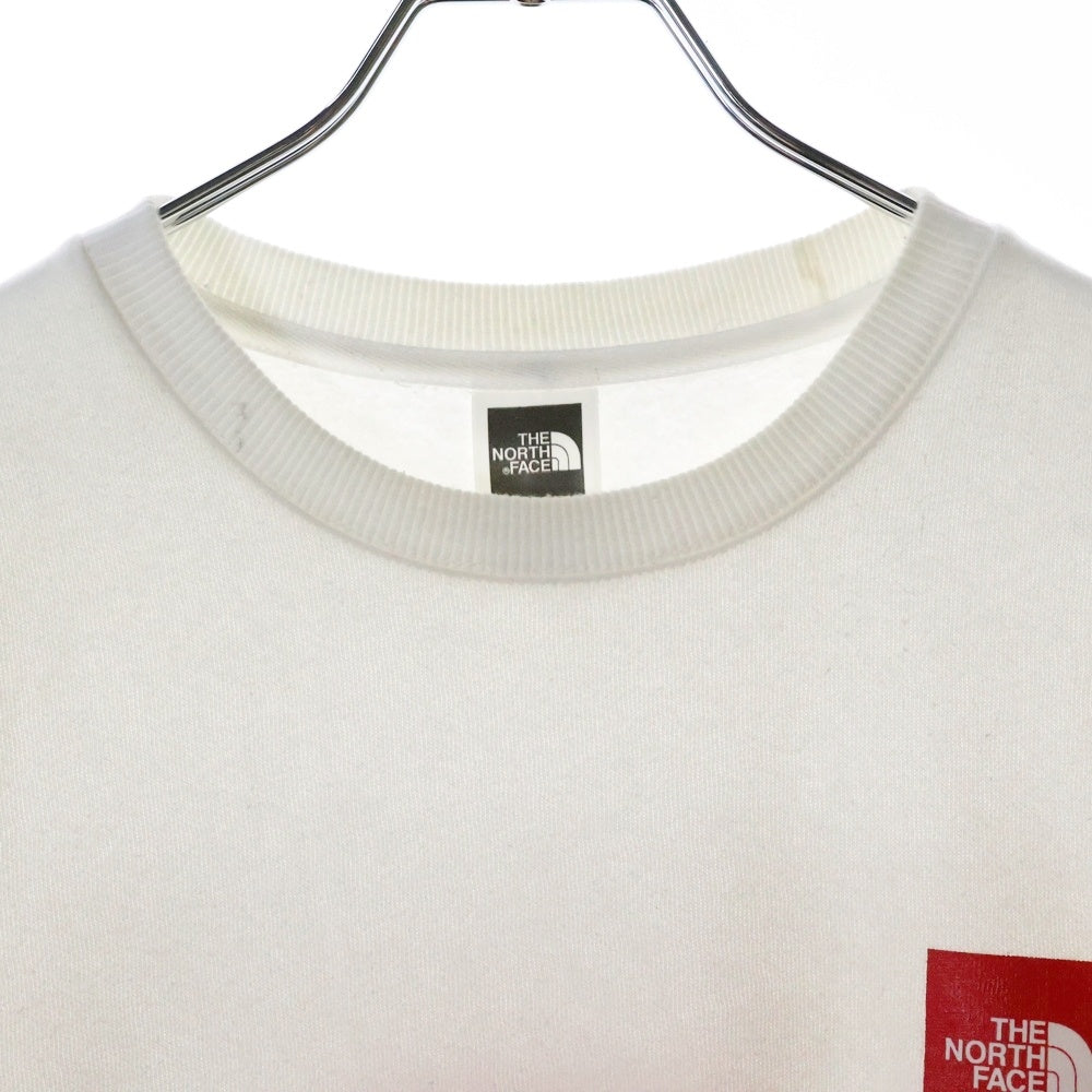 SUPREME(シュプリーム) 24SS ×THE NORTH FACE TNF Crewneck NT02411I ザノースフェイス ロゴプリント クルーネックスウェットトレーナー ホワイト