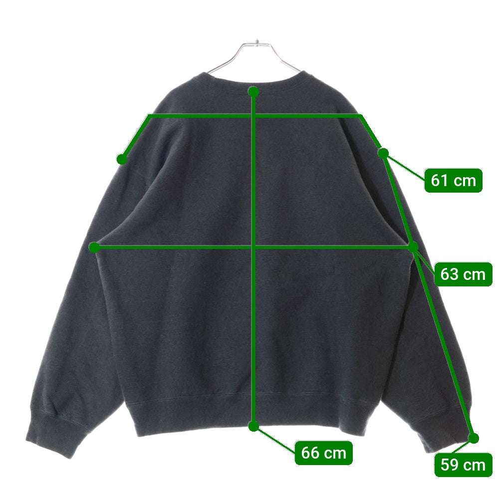 SUPREME(シュプリーム) 24AW Small Box Crewneck スモールボックスロゴ クルーネックスウェット グレー