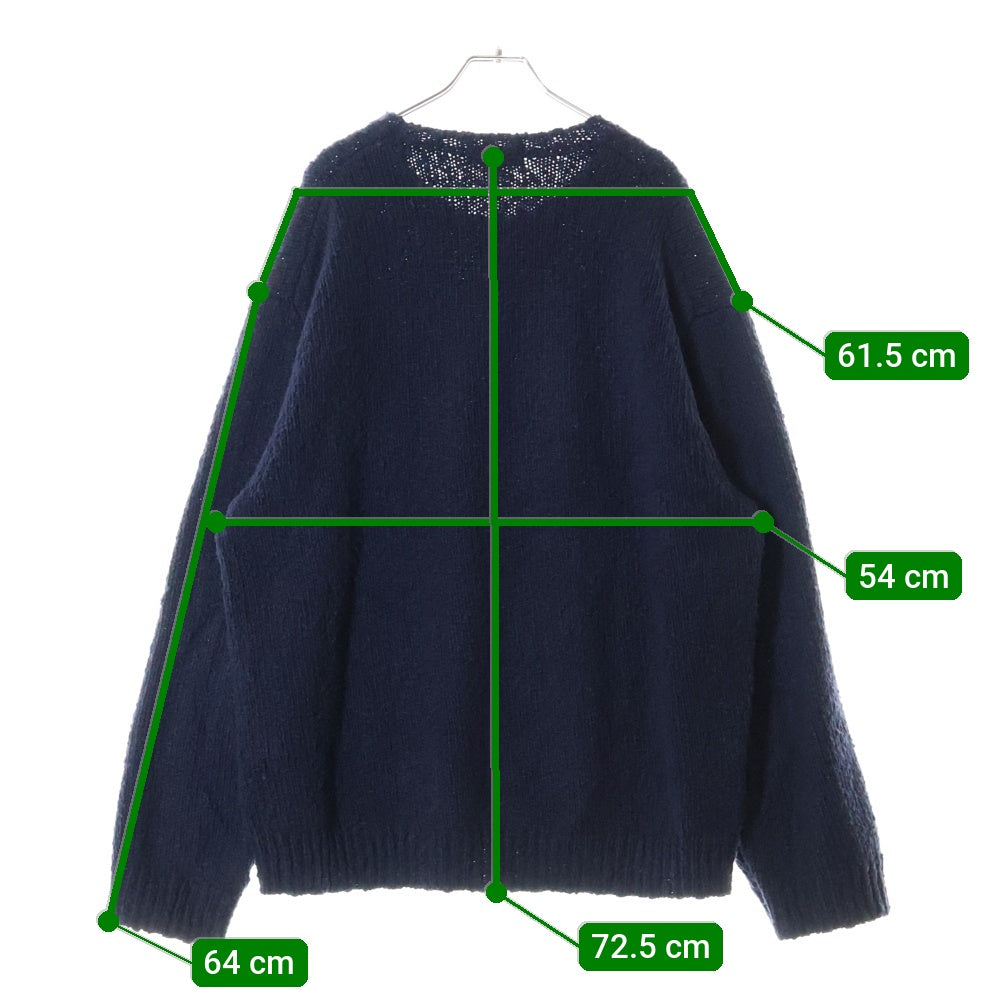 SUPREME(シュプリーム) 24SS Boucle Small Box Sweater ブークレスモールボックスロゴ セーター ネイビー