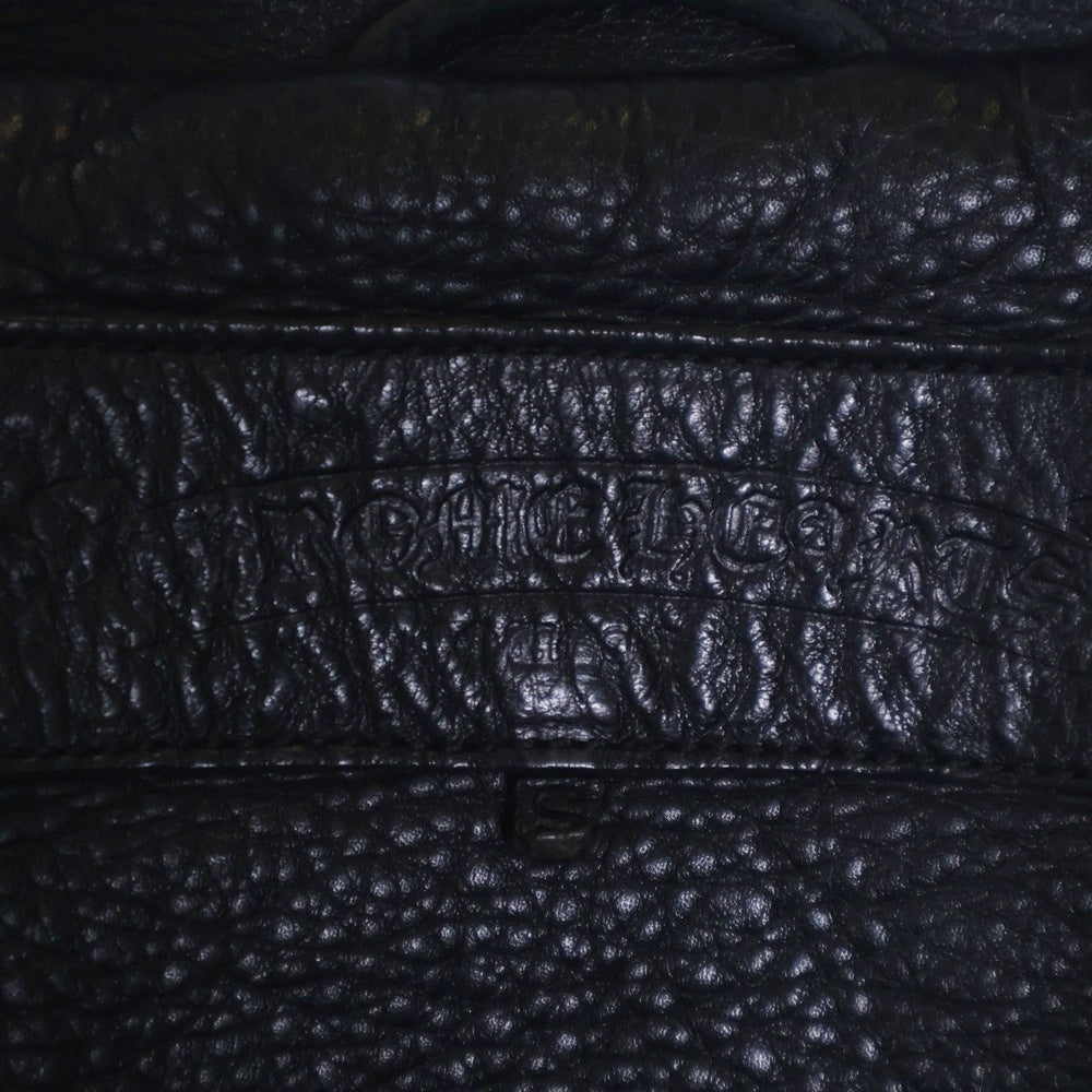 CHROME HEARTS(クロムハーツ) JJ DEAN ダガージップライダースレザージャケット ブラック