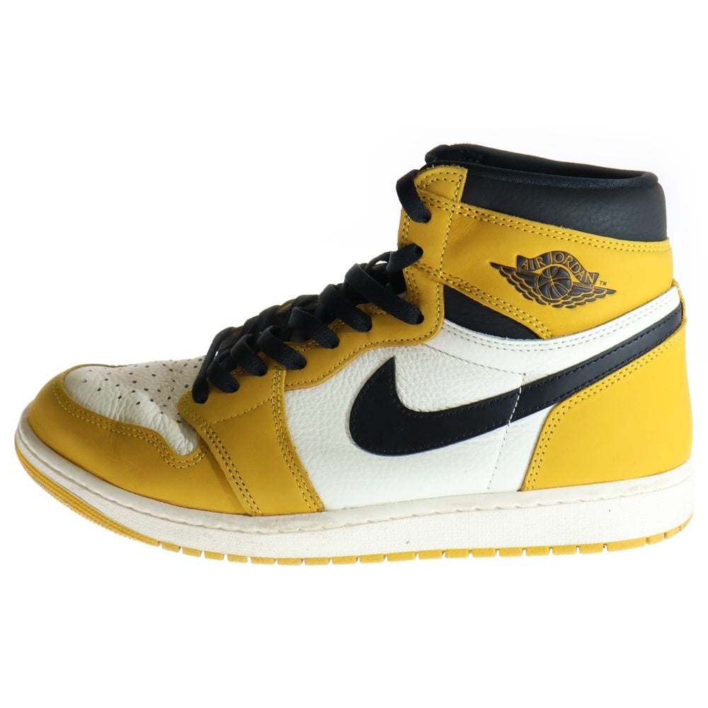 NIKE(ナイキ) AIR JORDAN 1 RETRO HIGH OG Yellow Ochre DZ5485-701 エアジョーダン1 イエローオークル ハイカットスニーカー シューズ イエロー/ホワイト US11/29.0cm