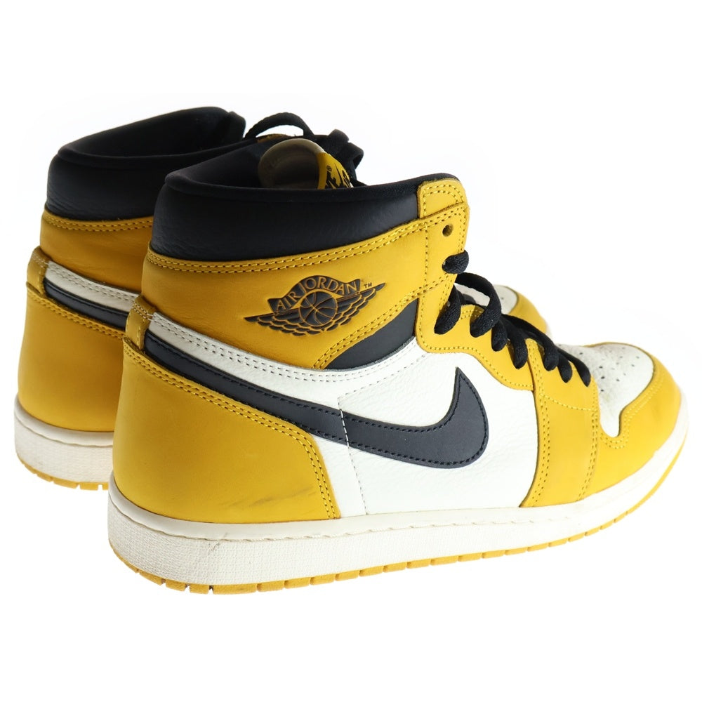 NIKE(ナイキ) AIR JORDAN 1 RETRO HIGH OG Yellow Ochre DZ5485-701 エアジョーダン1 イエローオークル ハイカットスニーカー シューズ イエロー/ホワイト US11/29.0cm