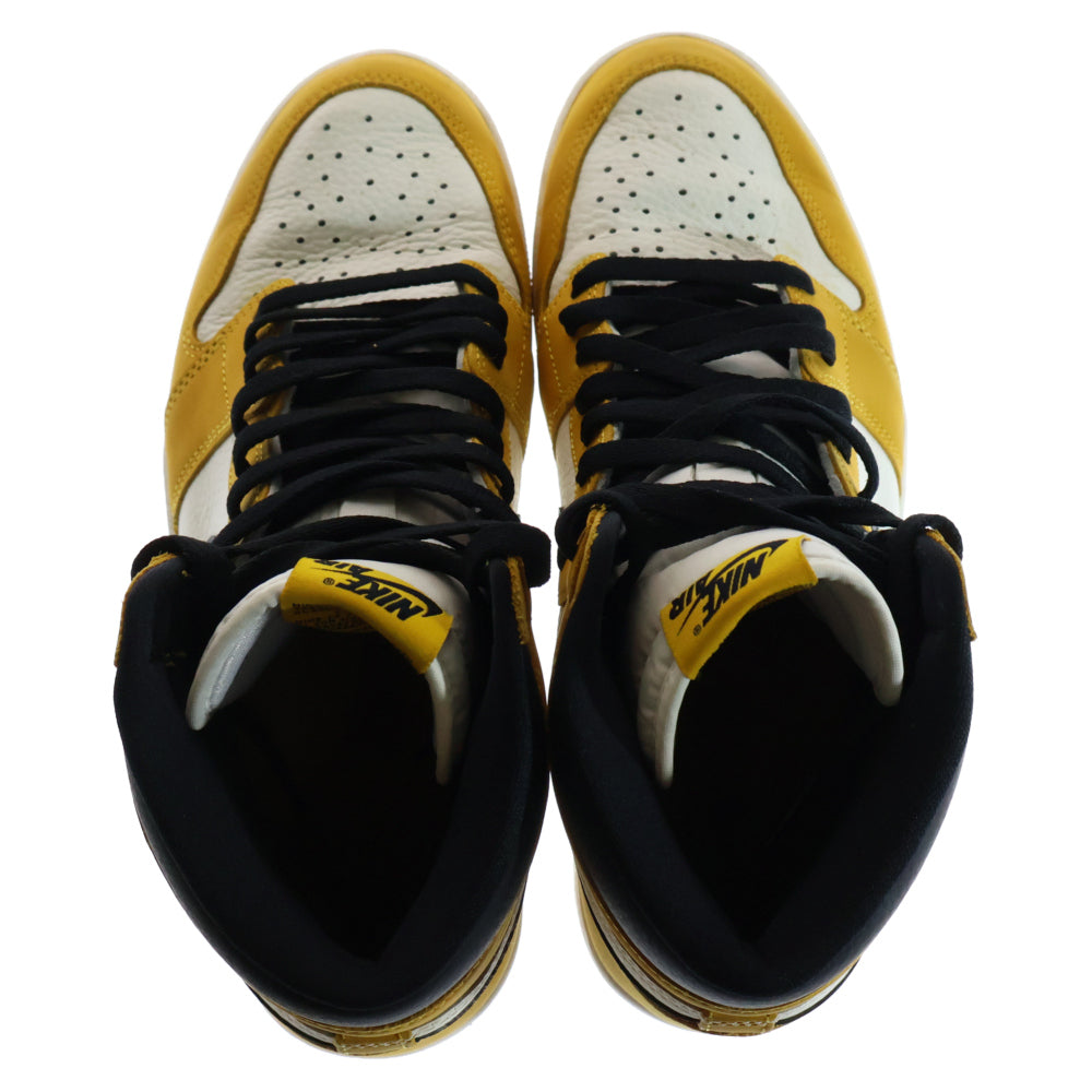NIKE(ナイキ) AIR JORDAN 1 RETRO HIGH OG Yellow Ochre DZ5485-701 エアジョーダン1 イエローオークル ハイカットスニーカー シューズ イエロー/ホワイト US11/29.0cm