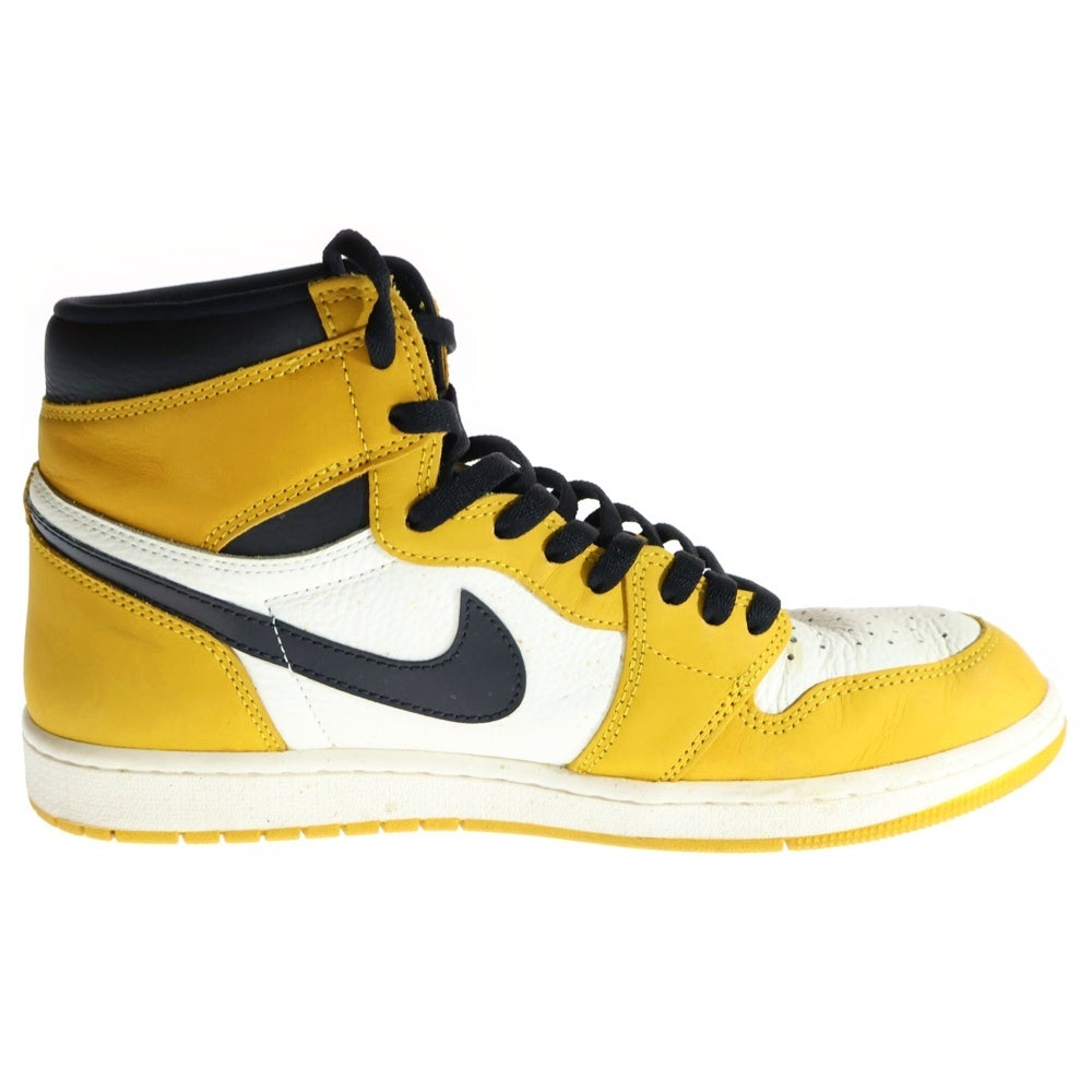 NIKE(ナイキ) AIR JORDAN 1 RETRO HIGH OG Yellow Ochre DZ5485-701 エアジョーダン1 イエローオークル ハイカットスニーカー シューズ イエロー/ホワイト US11/29.0cm