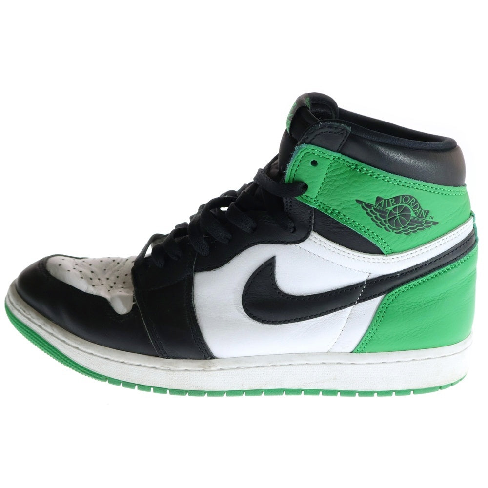NIKE(ナイキ) AIR JORDAN 1 RETRO HIGH OG LUCKY GREEN DZ5485-031 エアジョーダン1 ラッキーグリーン ハイカットスニーカー US10.5/28.5cm グリーン/ブラック/ホワイト