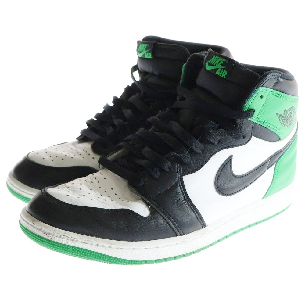 NIKE(ナイキ) AIR JORDAN 1 RETRO HIGH OG LUCKY GREEN DZ5485-031 エアジョーダン1 ラッキーグリーン ハイカットスニーカー US10.5/28.5cm グリーン/ブラック/ホワイト