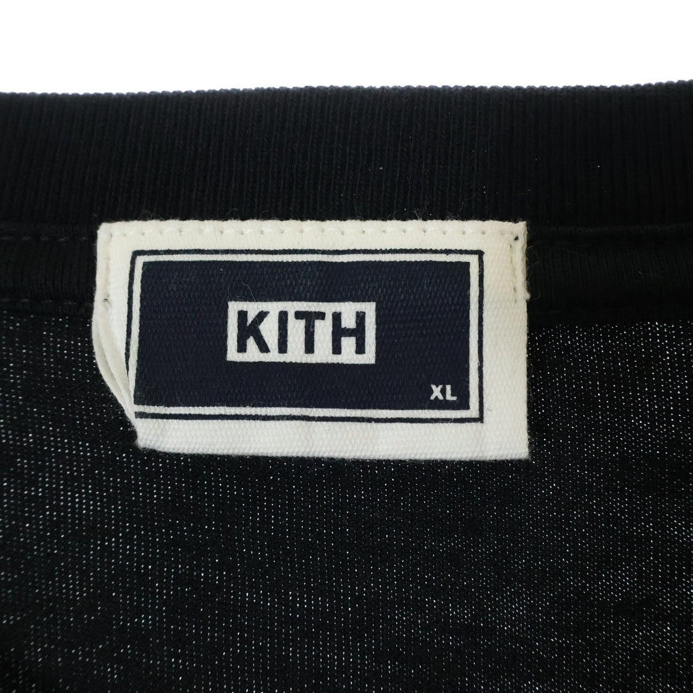 KITH(キス) OSAKA CITY LIGHT TEE オオサカ シティーライト コットン 半袖Tシャツ カットソー ブラック