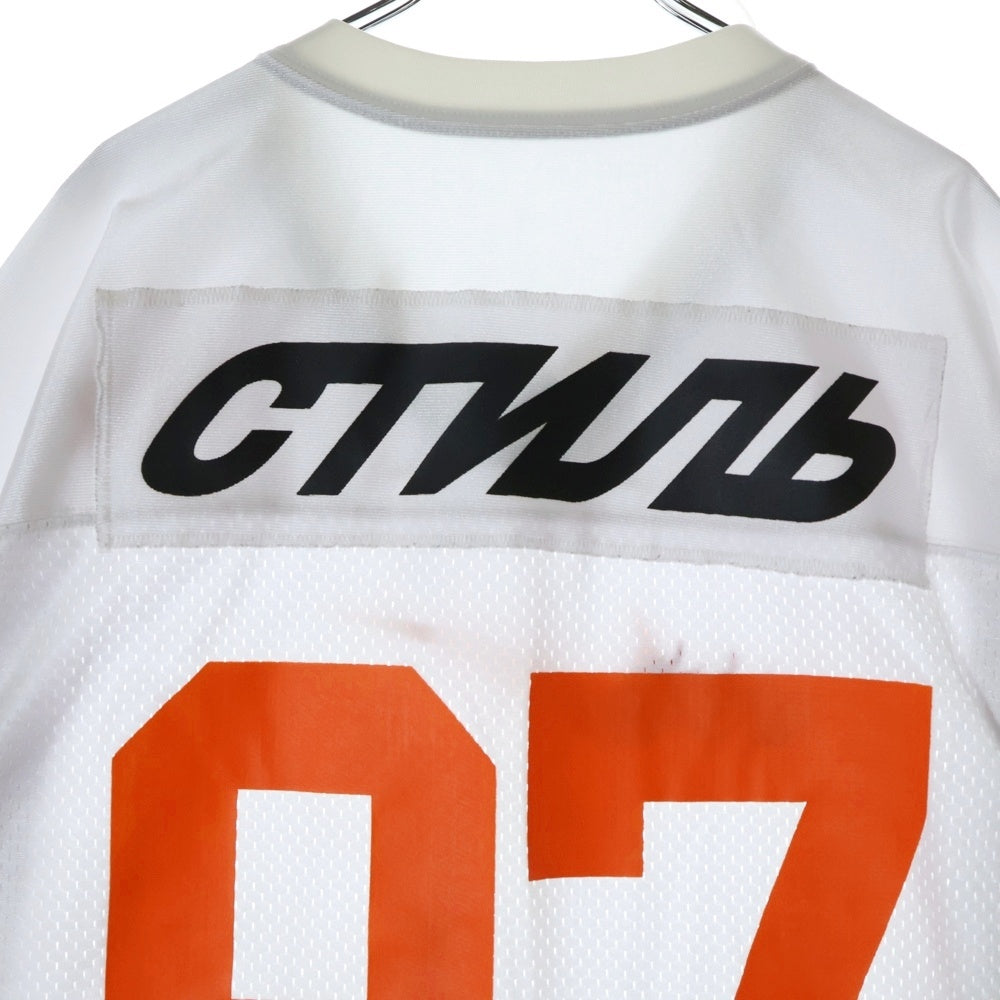 NIKE(ナイキ) HERON PRESTON CI2060-100 ヘロンプレストン ゲームシャツ メッシュ ホワイト
