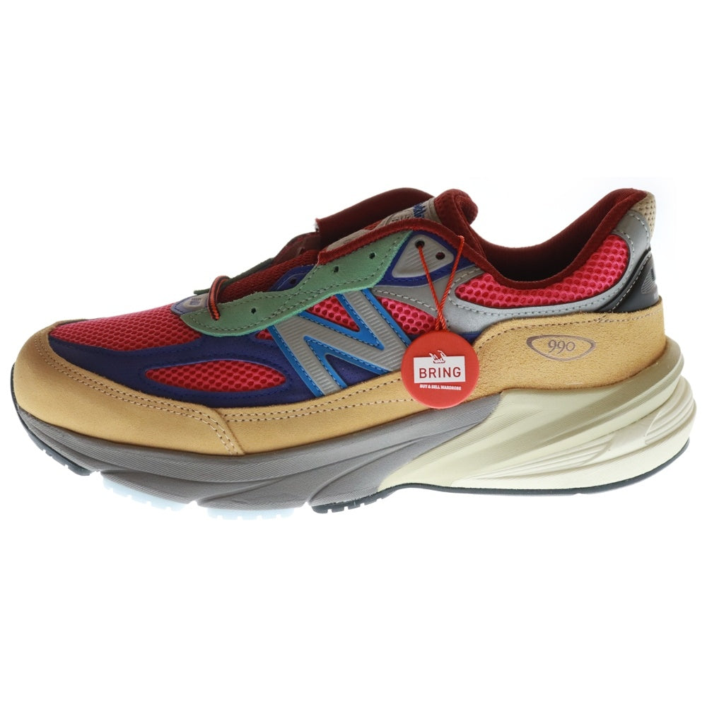 New Balance(ニューバランス) ×Action Bronson U990AT6 990V6 アクションブロンソン メッシュ ローカットスニーカー マルチカラー US8.5/26.5cm