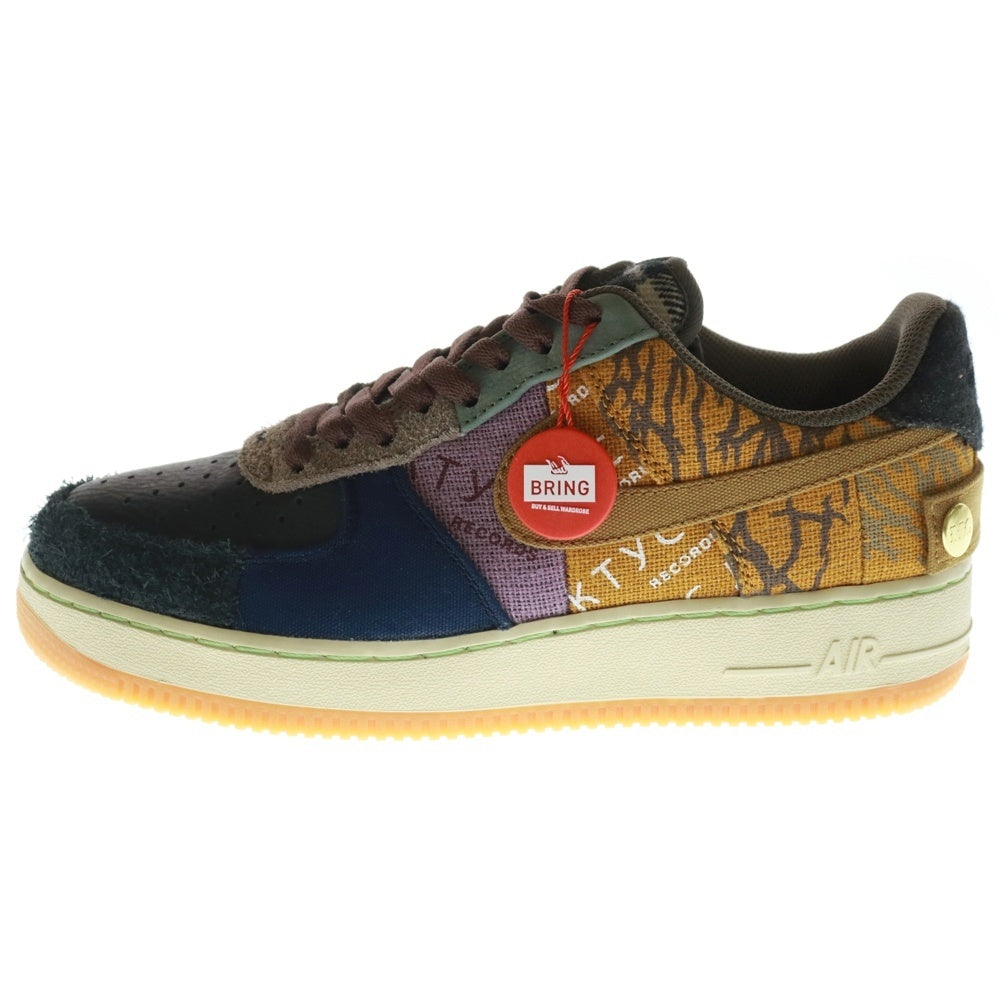 NIKE(ナイキ) ×TRAVIS SCOTT AIR FORCE 1 LOW CACTUS JACK トラヴィススコット エアフォース1 カクタスジャック ローカットスニーカー マルチ US8.5/26.5cm CN2405‐900