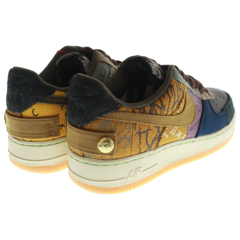 NIKE(ナイキ) ×TRAVIS SCOTT AIR FORCE 1 LOW CACTUS JACK トラヴィススコット エアフォース1 カクタスジャック ローカットスニーカー マルチ US8.5/26.5cm CN2405‐900