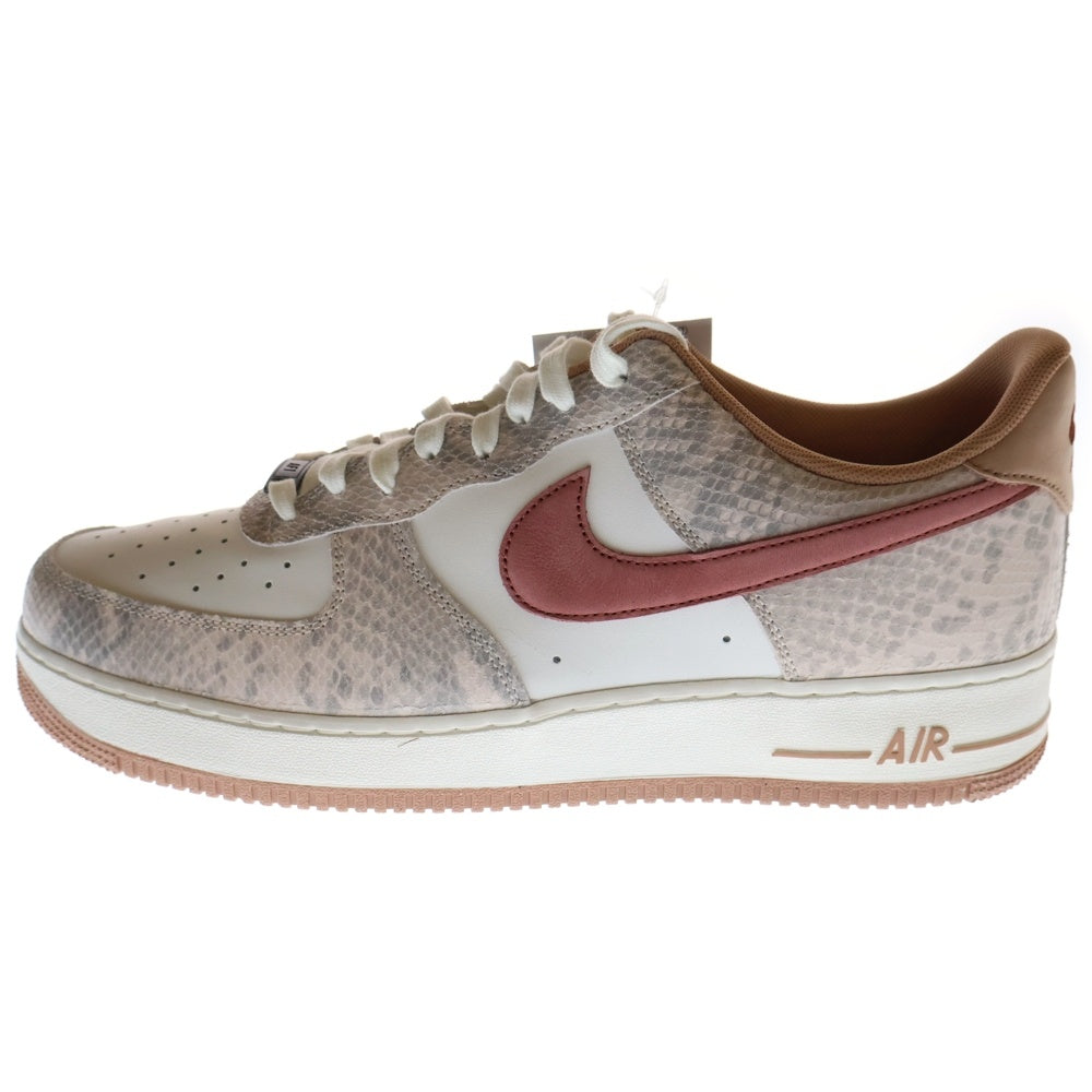 NIKE(ナイキ) AIR FORCE 1 LOW PINK SNAKESKIN HF2898-100 エアフォース1 ピンクスネークスキン ローカットスニーカー US14/32cm ホワイト/ピンク