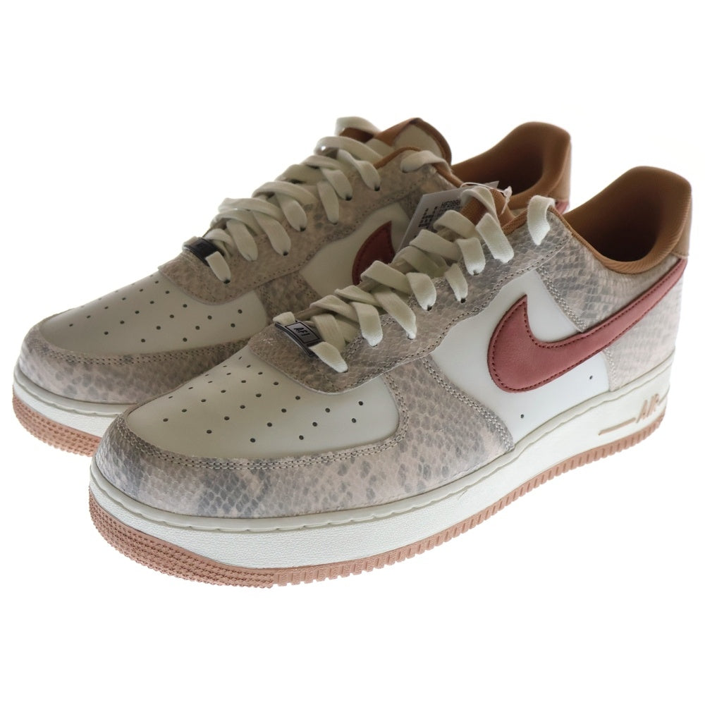 NIKE(ナイキ) AIR FORCE 1 LOW PINK SNAKESKIN HF2898-100 エアフォース1 ピンクスネークスキン ローカットスニーカー US14/32cm ホワイト/ピンク