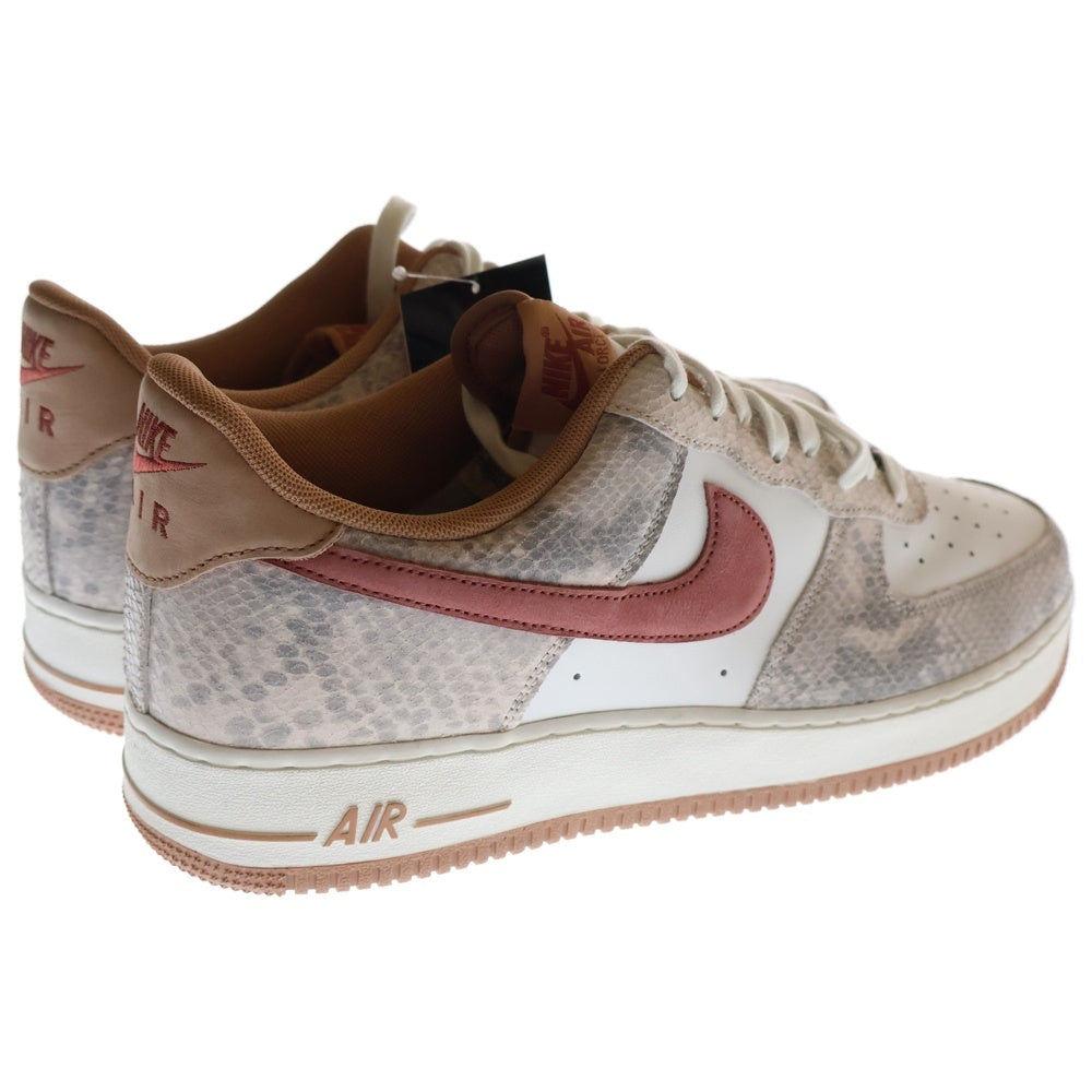NIKE(ナイキ) AIR FORCE 1 LOW PINK SNAKESKIN HF2898-100 エアフォース1 ピンクスネークスキン ローカットスニーカー US14/32cm ホワイト/ピンク
