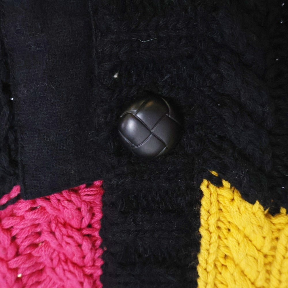 SUPREME(シュプリーム) 23AW Patchwork Cabke Knit Cardigan パッチワーク ケーブルニットカーディガン マルチカラー