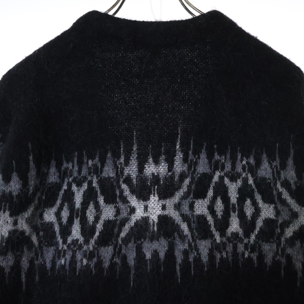 SUPREME(シュプリーム) 22AW Abstract Stripe Cardigan アブストラクト ストライプモヘヤニットカーディガン ブラック