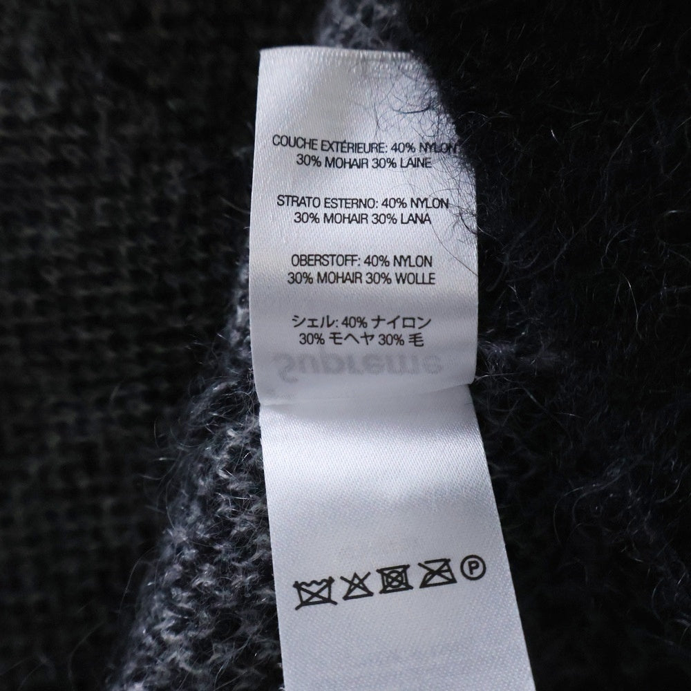 SUPREME(シュプリーム) 22AW Abstract Stripe Cardigan アブストラクト ストライプモヘヤニットカーディガン ブラック