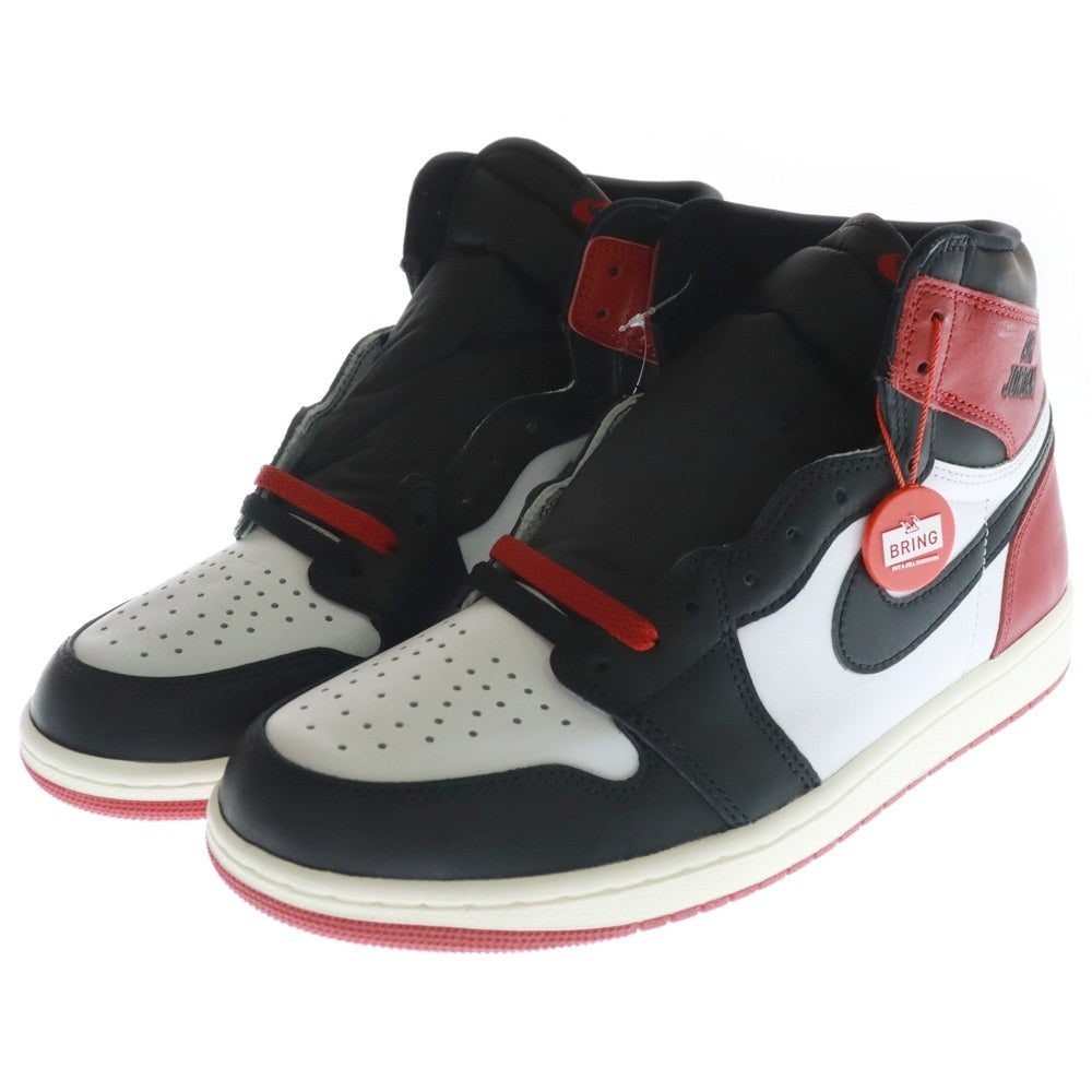 NIKE(ナイキ) AIR JORDAN 1 エアジョーダン レトロ ブラック トゥ ハイカットスニーカー レッド/ホワイト/ブラック US10/28cm DZ5485-106