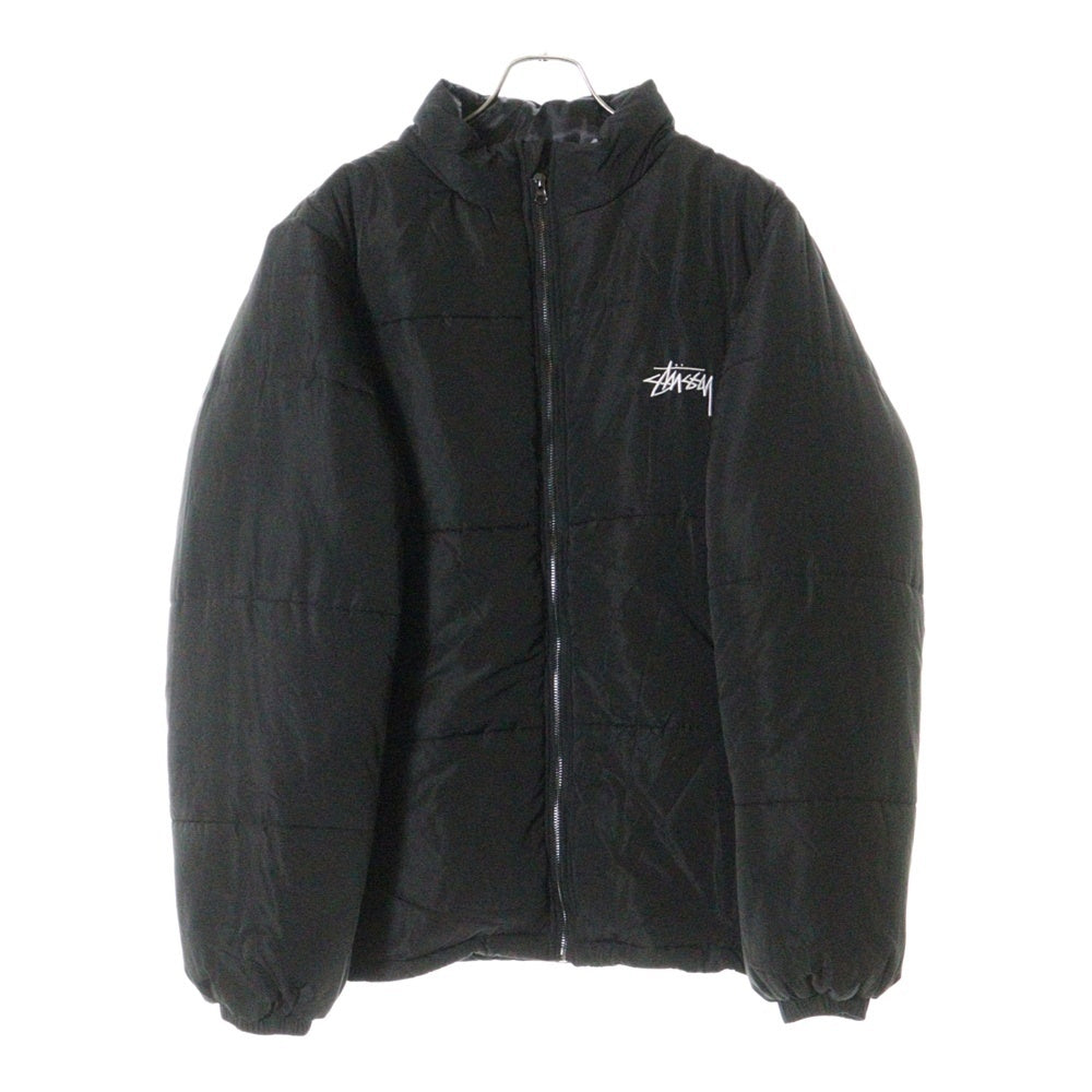 STUSSY(ステューシー) Australia ストックロゴパフィージャケット ブラック