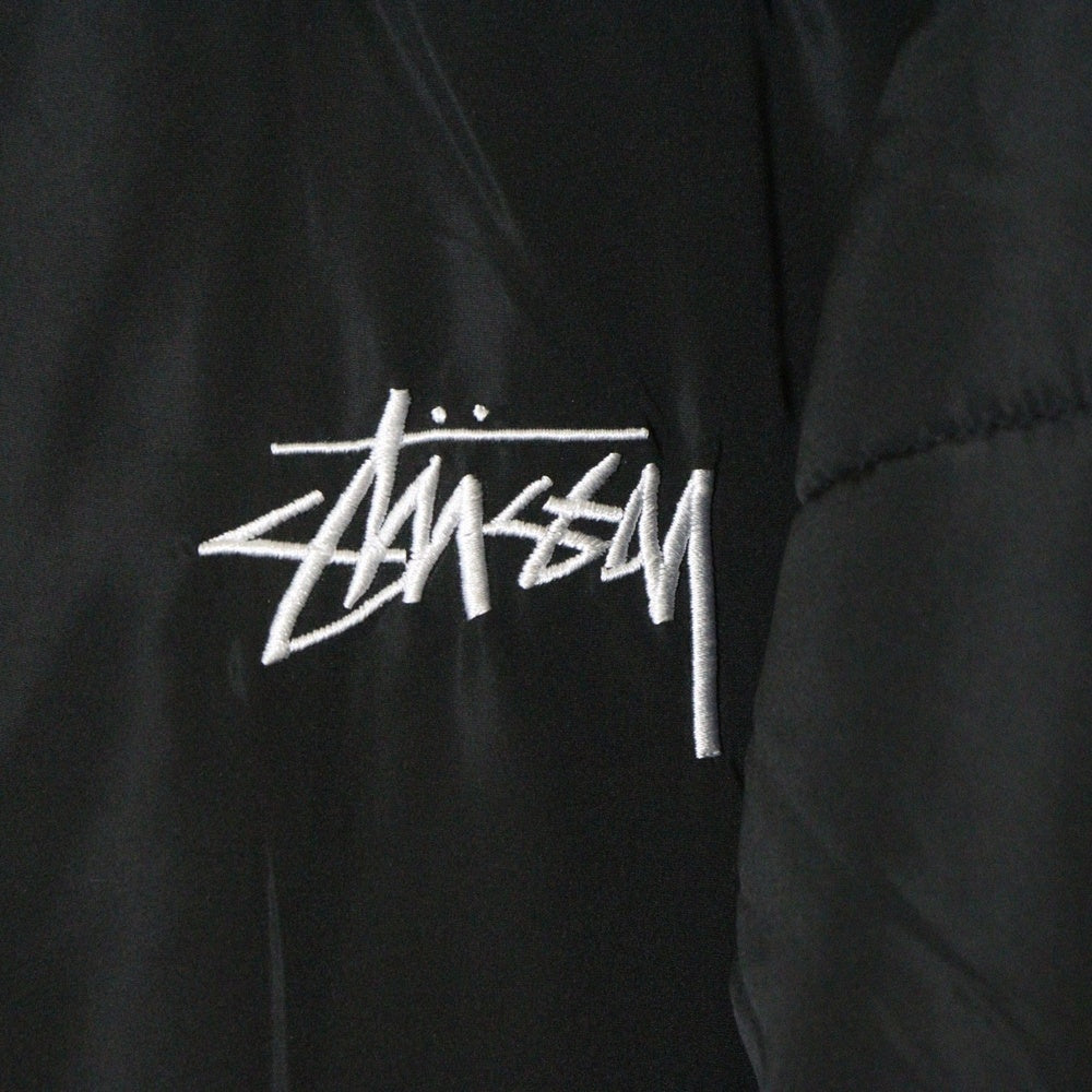 STUSSY(ステューシー) Australia ストックロゴパフィージャケット ブラック