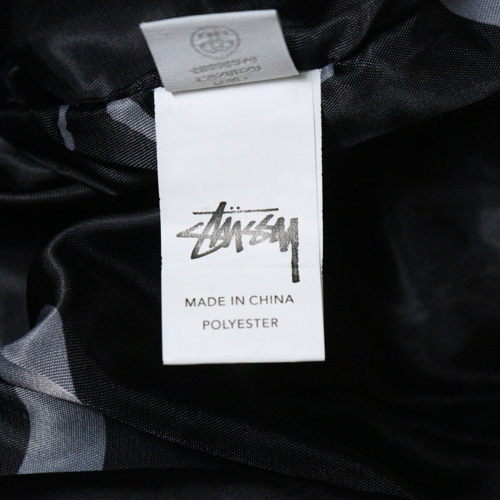 STUSSY(ステューシー) Australia ストックロゴパフィージャケット ブラック
