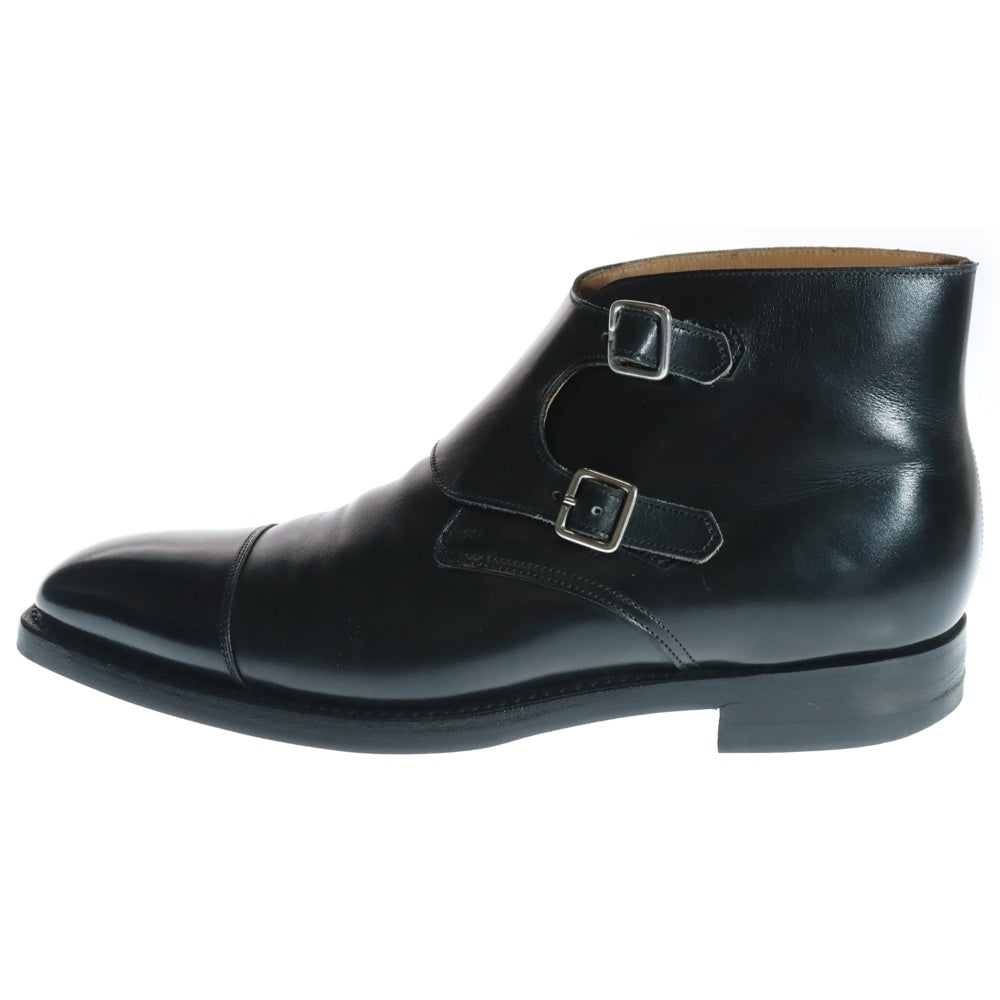 Crockett&Jones(クロケットアンドジョーンズ) Camberley Double Monk J26121A-C01D1 キャンベリーダブルモンク レザーブーツ ブラック ※純正ツリー付き