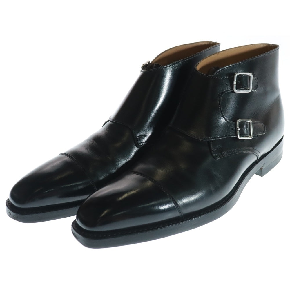 Crockett&Jones(クロケットアンドジョーンズ) Camberley Double Monk J26121A-C01D1 キャンベリーダブルモンク レザーブーツ ブラック ※純正ツリー付き