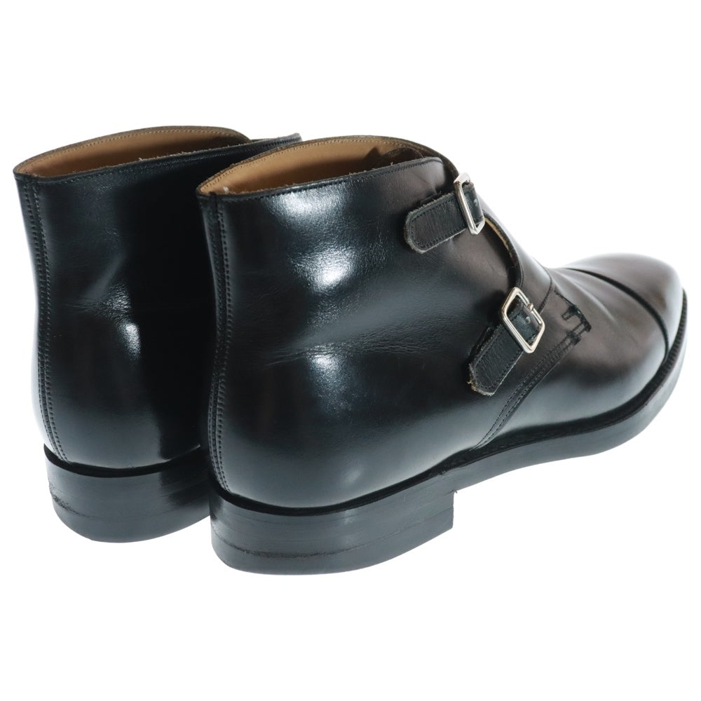 Crockett&Jones(クロケットアンドジョーンズ) Camberley Double Monk J26121A-C01D1 キャンベリーダブルモンク レザーブーツ ブラック ※純正ツリー付き