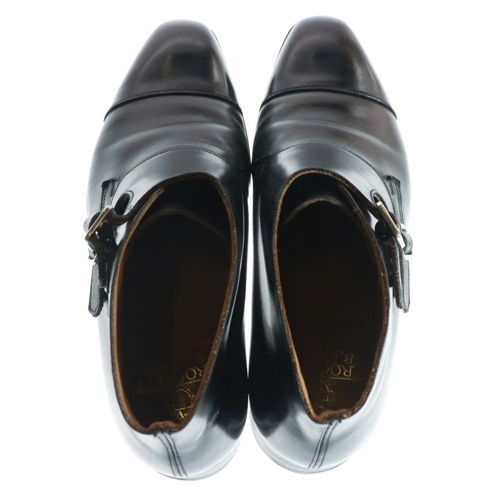 Crockett&Jones(クロケットアンドジョーンズ) Camberley Double Monk J26121A-C01D1 キャンベリーダブルモンク レザーブーツ ブラック ※純正ツリー付き