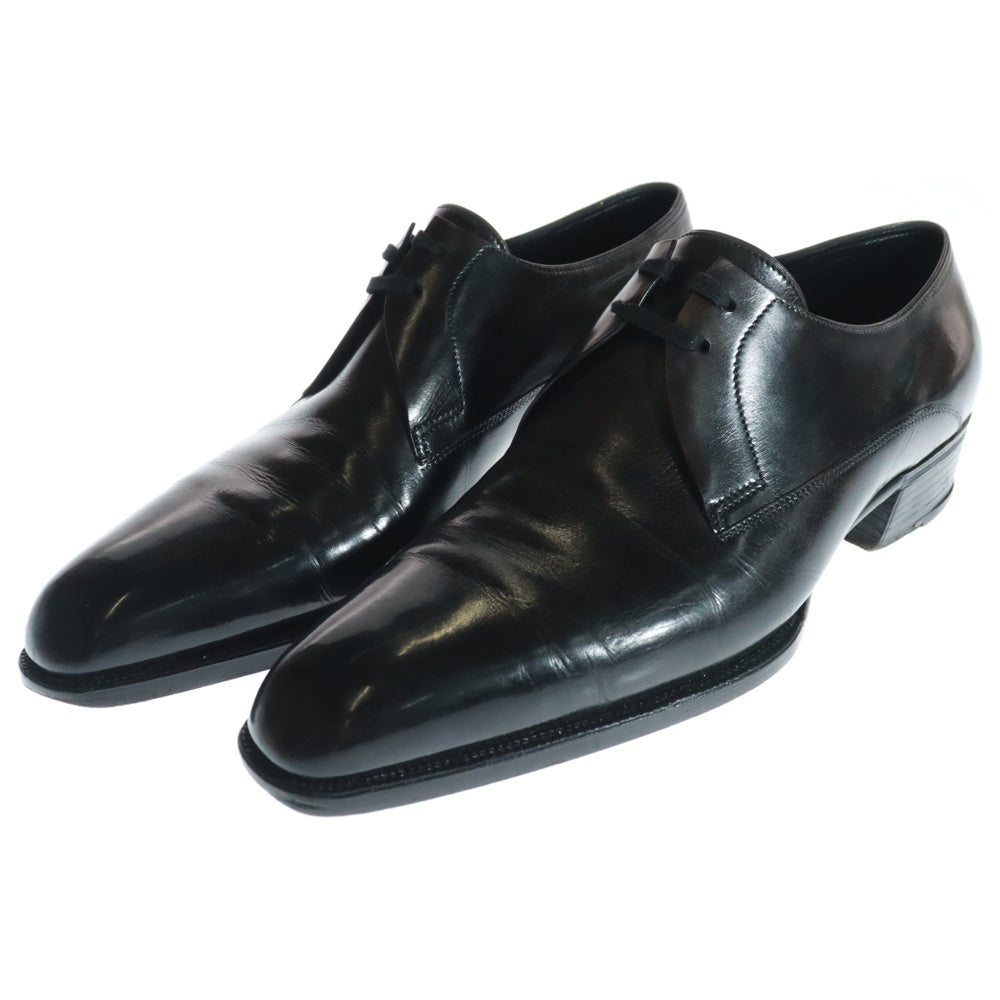 JOHN LOBB(ジョンロブ) ビスポーク プレーントゥダービー レザーシューズ ブラック ※純正ツリー付き