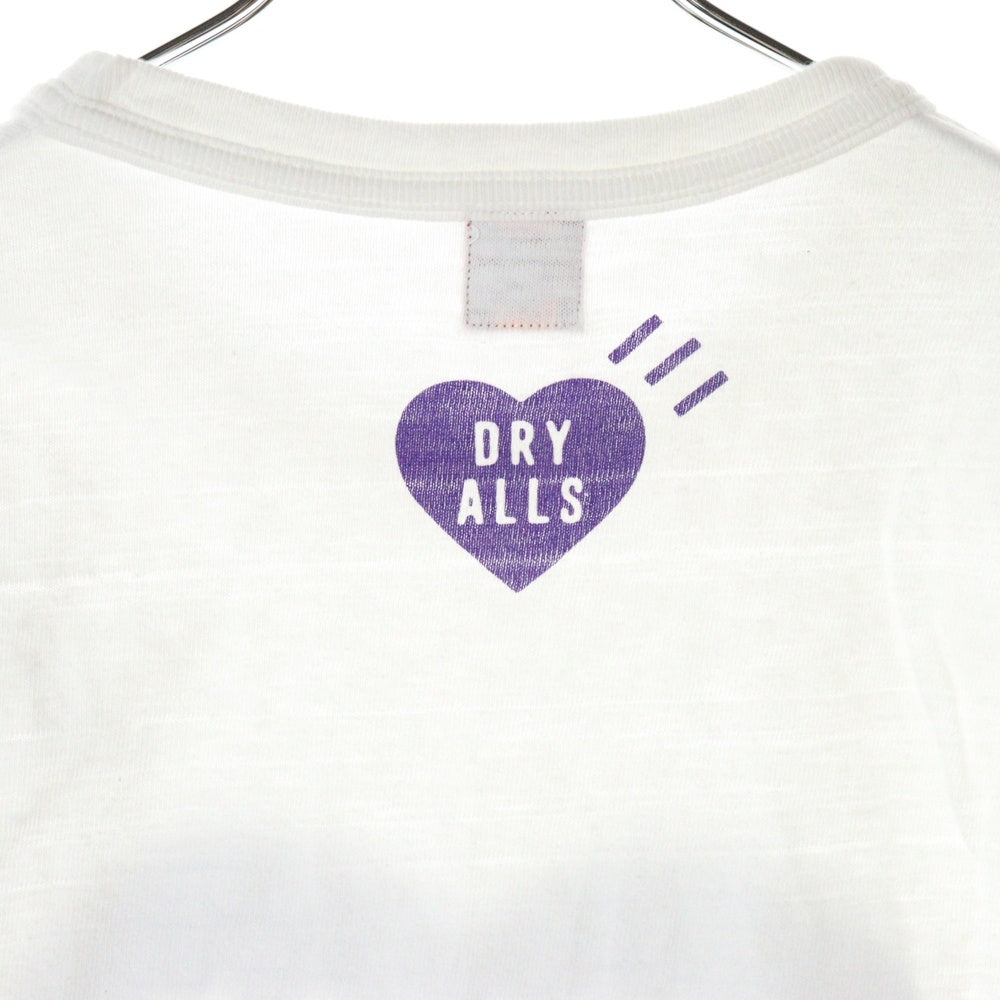 HUMAN MADE(ヒューマンメイド) 24SS Heart T-Shirt フロントハートプリント半袖Tシャツ 半袖カットソー ホワイト