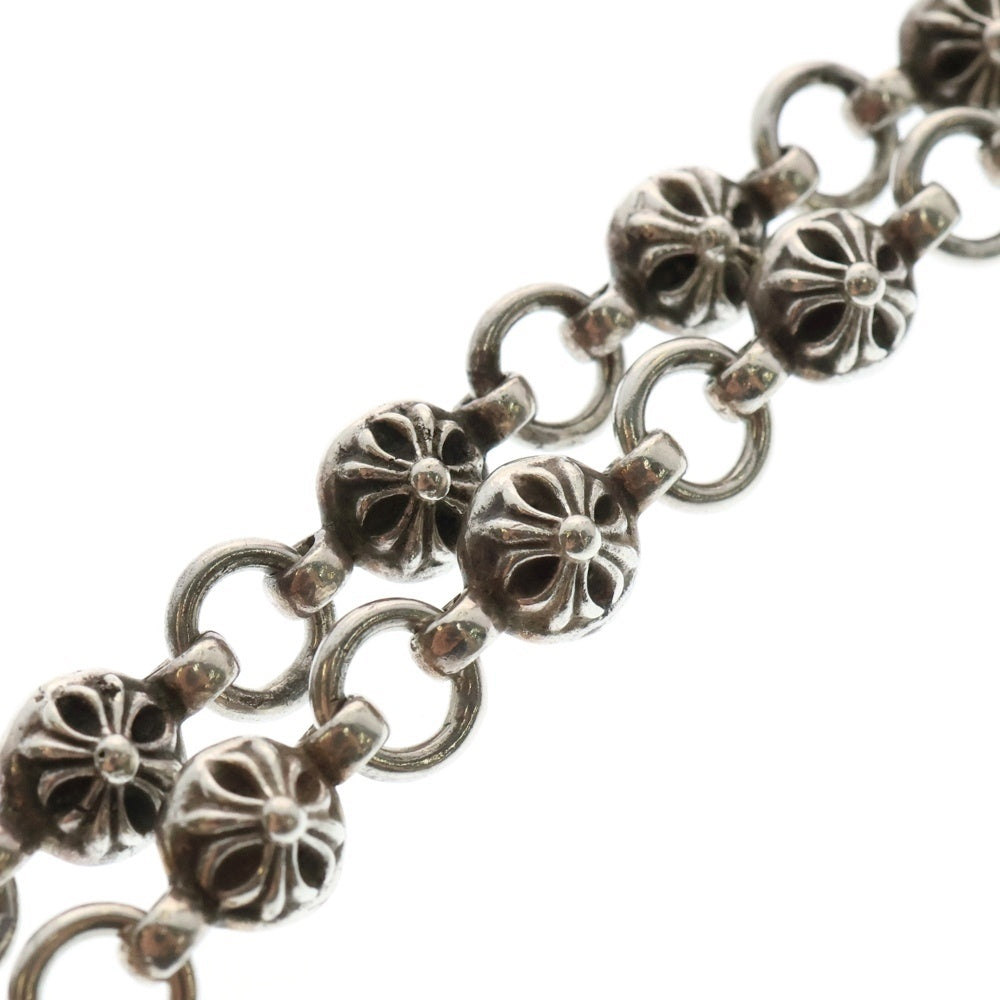 CHROME HEARTS(クロムハーツ) ♯1 CRSBL CHN クロスボールチェーン ネックレス シルバー 18inch