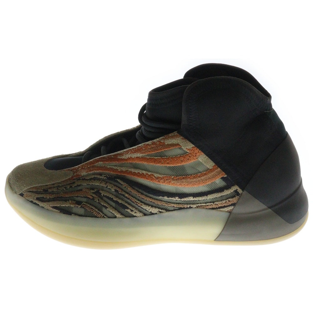 adidas(アディダス) YEEZY QNTM FLASH ORANGE GW5314 イージー クオンタム ハイカットスニーカー US11.5/29.5cm グレー/オレンジ