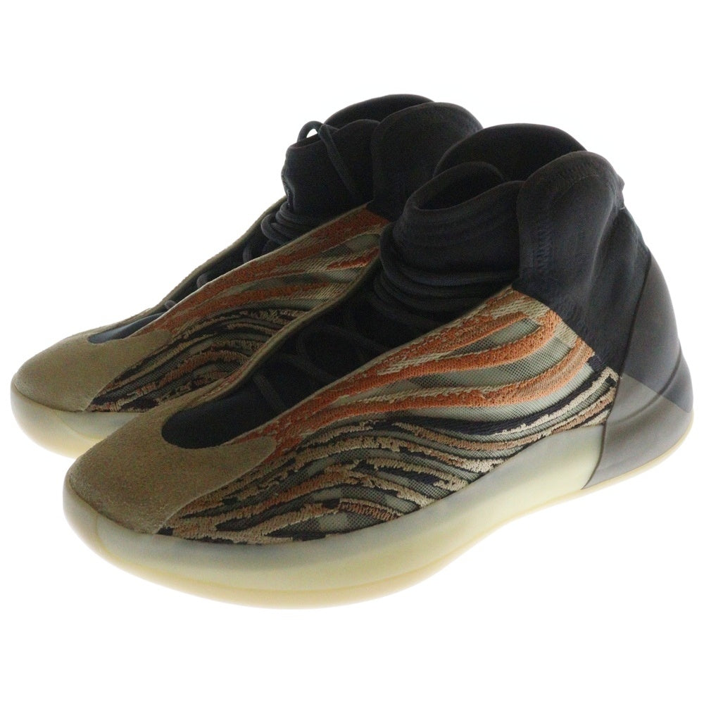 adidas(アディダス) YEEZY QNTM FLASH ORANGE GW5314 イージー クオンタム ハイカットスニーカー US11.5/29.5cm グレー/オレンジ