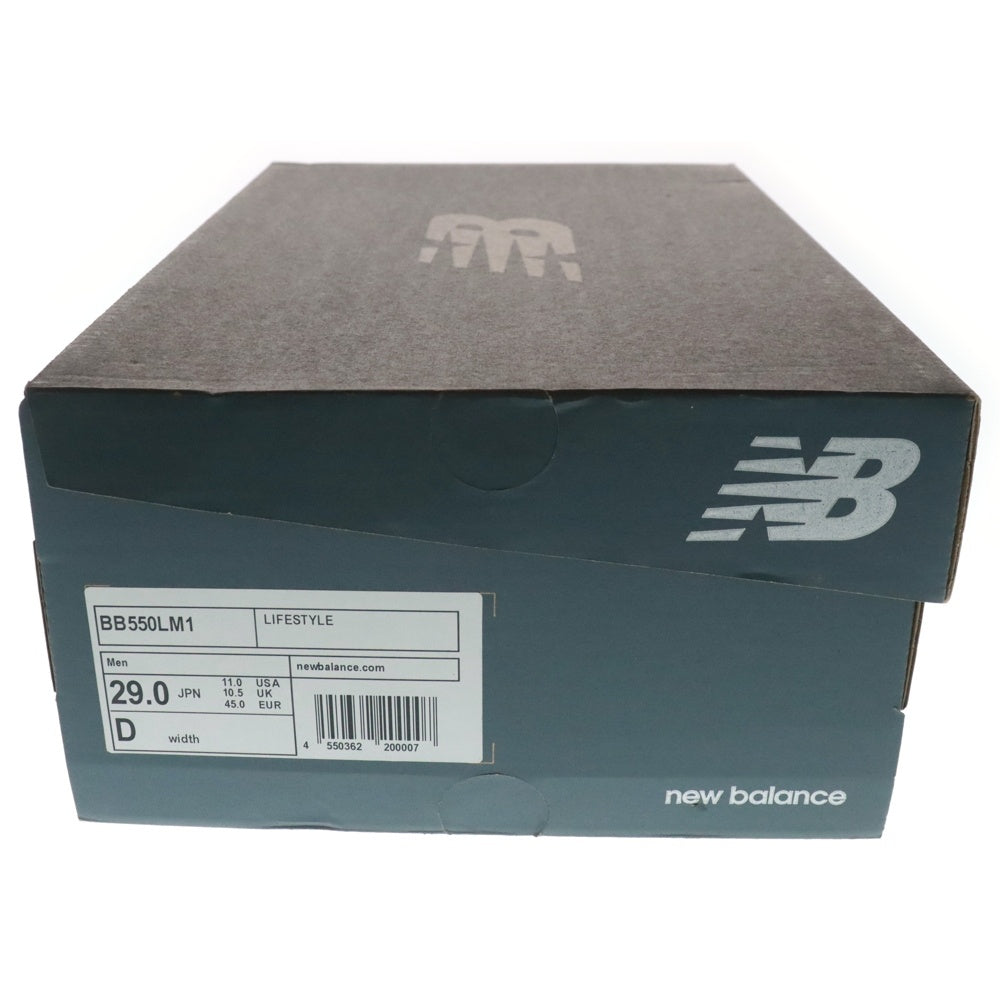 New Balance(ニューバランス) BB550LM1 ローカットスニーカー US11/29.0cm ホワイト/ブラック