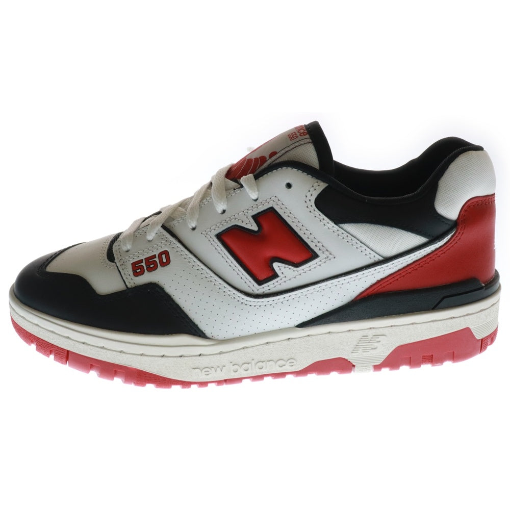 New Balance(ニューバランス) BB550HR1 ローカットスニーカー US11/29.0cm ホワイト/レッド